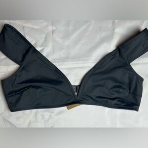 SKIMS SCULPTING SWIM OFF SHOULDER TOP NWT - GUNMETAL BOUGHT FROM THIFT CRUSH